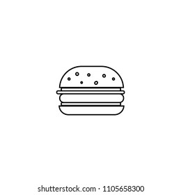 Burger line Simple Icon