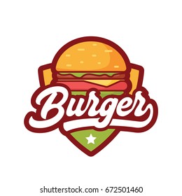 Similar Images, Stock Photos & Vectors of Burger food element for ...