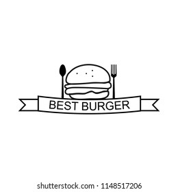 burger logo design