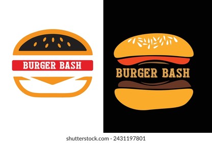 Burger Logo Design Free Vectors  PSD