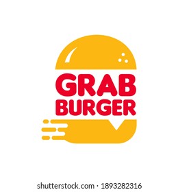 diseño de logotipo de burger idea creativa moderna