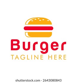 Burger Logo Design For Restaurant And Cafe Symbol