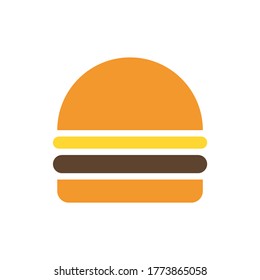 Plantilla de diseño de logotipo de hamburguesas, vector de diseño de logotipo de panadería de hamburguesas