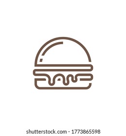 Burger Logo design template, Burger bakery logo design vector