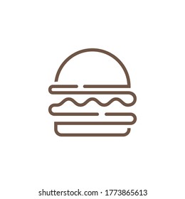 Burger Logo design template, Burger bakery logo design vector