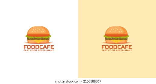 Plantilla de icono vectorial de diseño de logotipo de hamburguesa