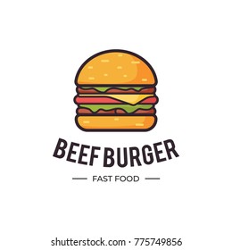 Burger Logo, Fast food logo