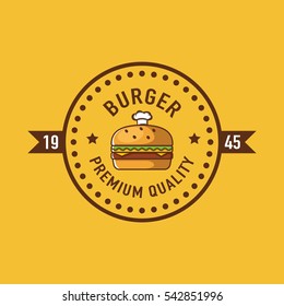 Burger logo, Fast food logo, burger cartoon