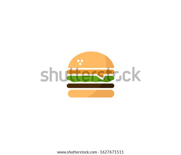 Burger Logo Fast Food Vector Stock Vector (Royalty Free) 1627671511 ...