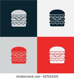 burger. logo. icon