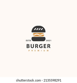 Burger logo icon sign symbol design. vector illustration template isolated