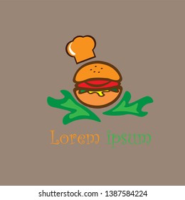 Burger Logo or Icon Template Design 