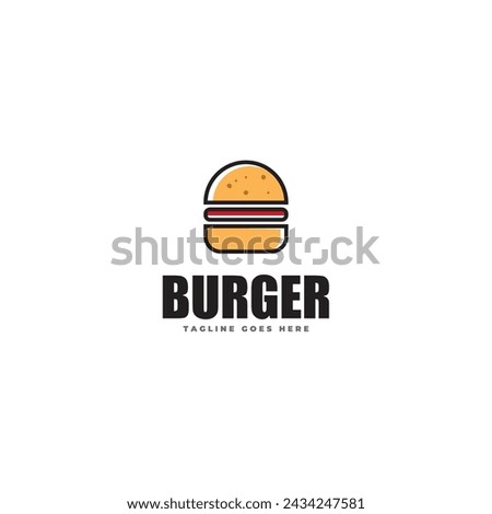 Burger logo icon vector template