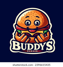 Logo De Burger, Ilustración De Burger, Burger De Buddys 