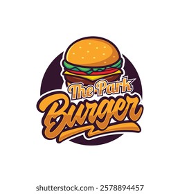 Burger Logo Stock Illustrations, Royalty-Free Vector Graphics and Clip Art