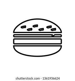burger logo template