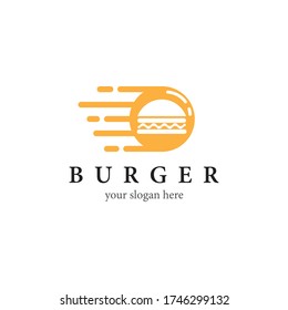 Burger logo template icon design