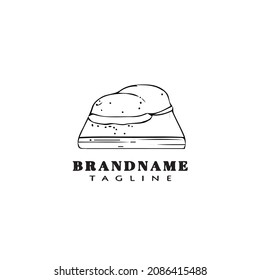 burger logo template icon modern design vector illustration