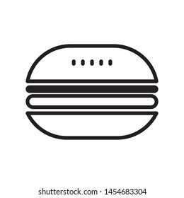 Burger logo template vector sandwich icon design