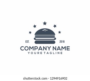 Burger logo vector