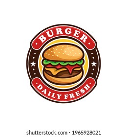 Burger logo vector Art Design