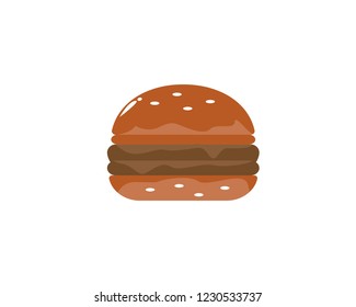 Burger logo vector icon illustration design