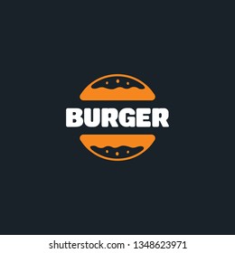 Burger logo vector illustration