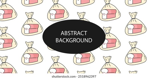 burger, lovely heart pattern isolated on background. use for textile, wallpaper, fabric, decor. Template for design. Vector illustration 
