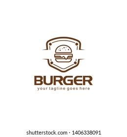 Burger Meals Logo Design Concept
