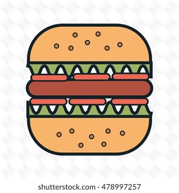 burger meat fast food