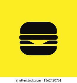 burger meat icon vector