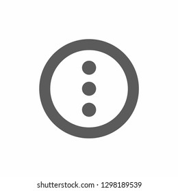 Burger menu Button Vector. Web design icon. Hamburger menu
