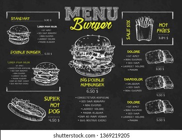 Burger Menu Images Stock Photos Vectors Shutterstock