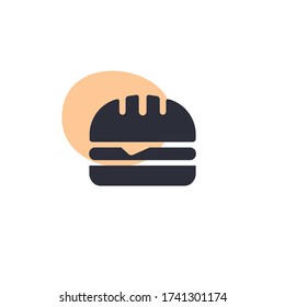 Burger - Modern Icon (Pictogram)