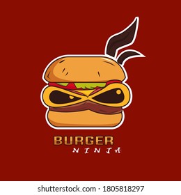 burger ninja logo for restaurant or other