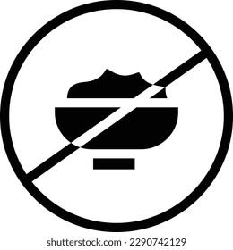burger no, food, drink, sign, icon, vector, symbol, illustration, forbidden, warning, allowed, 