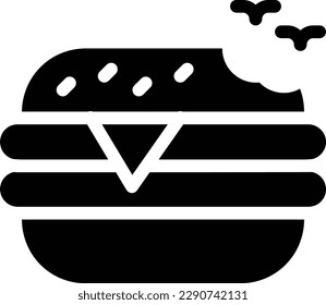 burger no, food, drink, sign, icon, vector, symbol, illustration, forbidden, warning, allowed, 