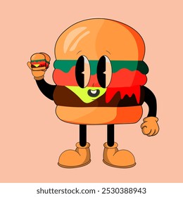 Burger Pals: A Quirky Character Set