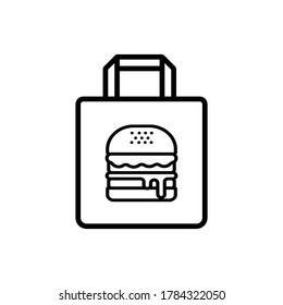 Burger Paper Bag Take Away Icon