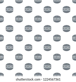 Burger pattern vector seamless repeat for any web design