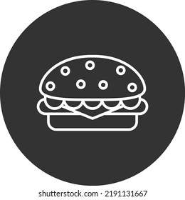 Burger Pixel Perfect Detail Icon