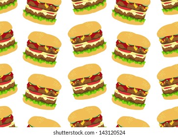 burger repeatable pattern