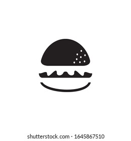 Burger restaurant logo design vector template illustration