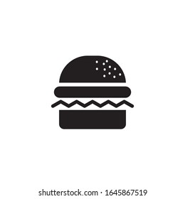Burger restaurant logo design vector template illustration