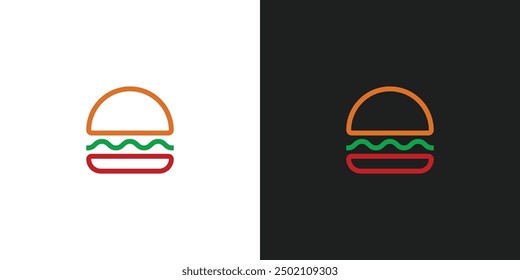 Burger Restaurant Logo design Vector