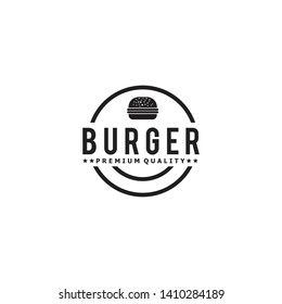 Burger Restaurant Logo Inspiration Vector Template
