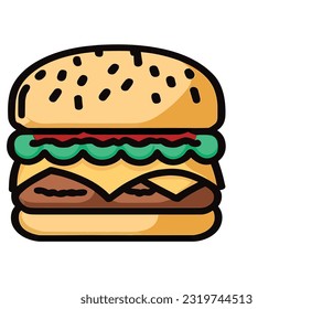 burger, burger, sandwich, cheese, cheeseburger, rind, fleisch, fast food, lunch