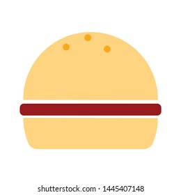 burger sandwich icon. Logo element illustration.  burger sandwich design. colored collection.   burger sandwich concept. Can be used in web and mobile