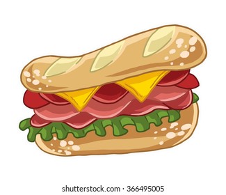 burger sandwich lunch vector