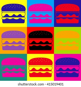 Burger simple icon